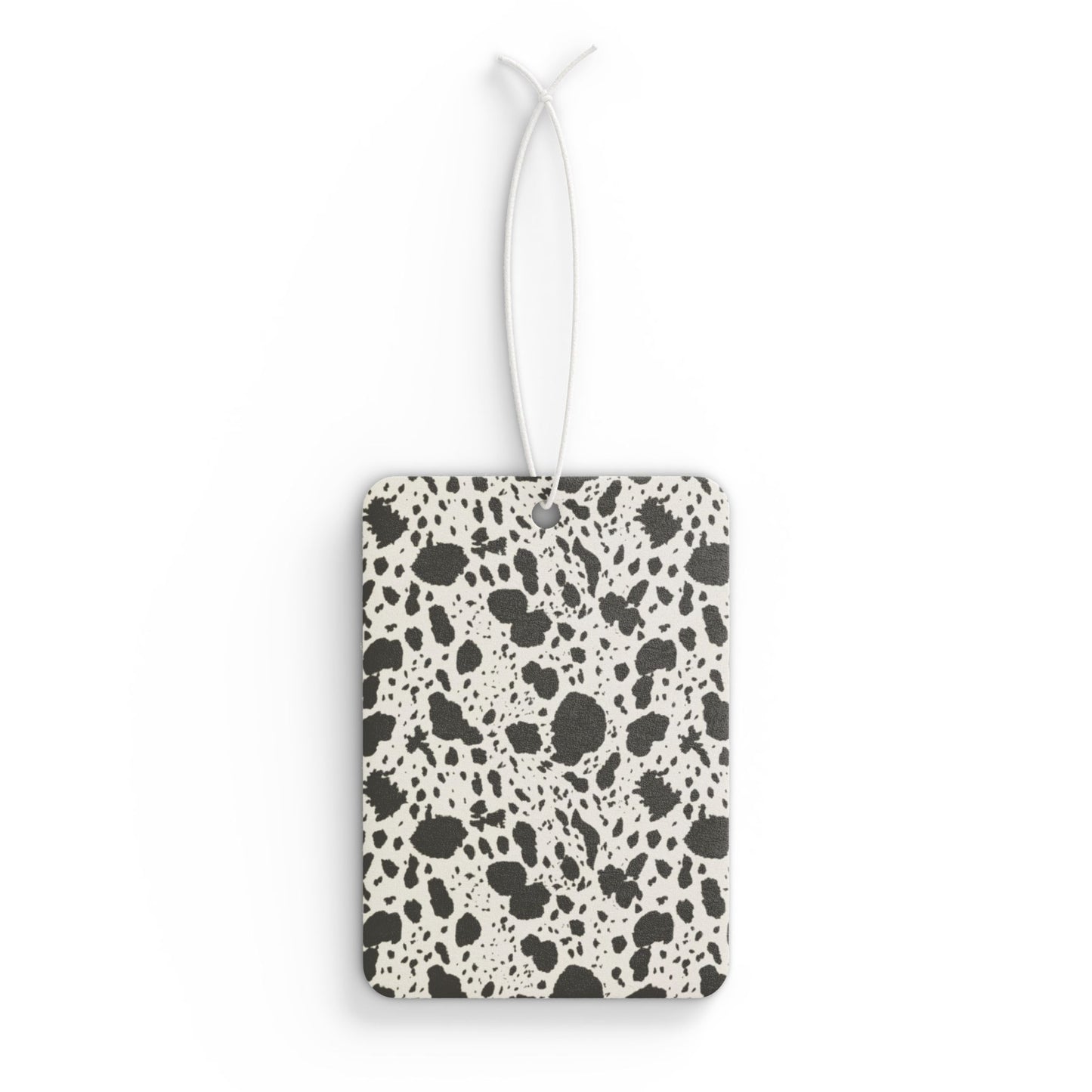 Cow Print Pattern Car Air Freshener - Stylish Auto Aroma