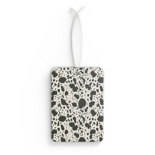 Cow Print Pattern Car Air Freshener - Stylish Auto Aroma