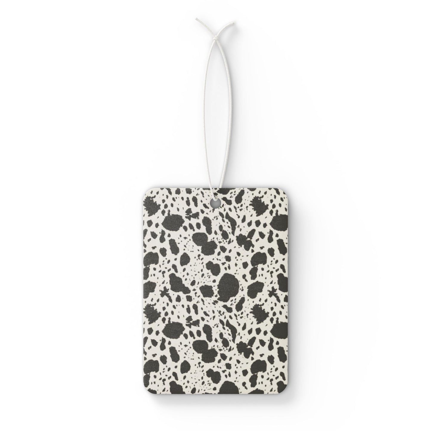 Cow Print Pattern Car Air Freshener - Stylish Auto Aroma