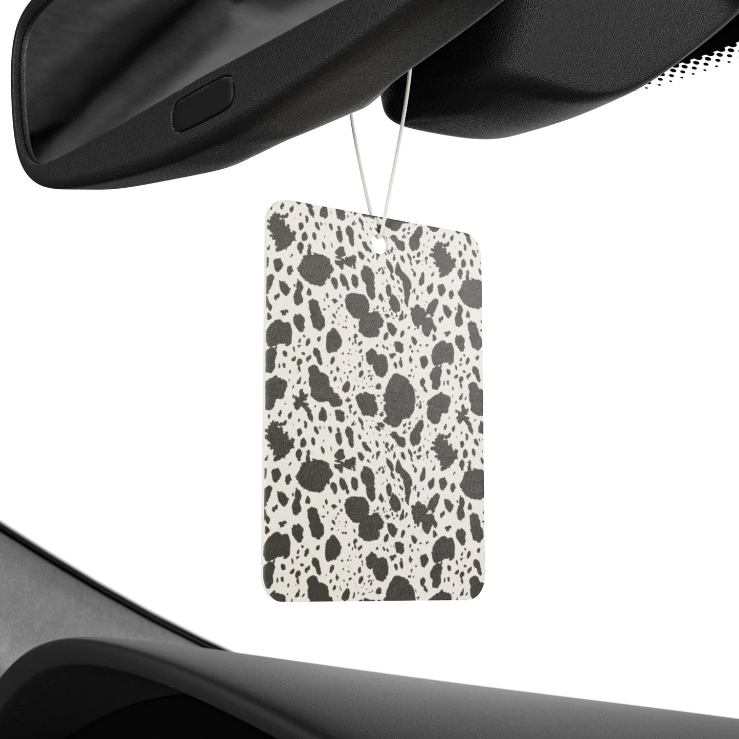 Cow Print Pattern Car Air Freshener - Stylish Auto Aroma